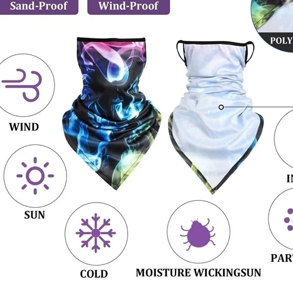 Ear loop smoke Gaiter face mask ear loop face cover